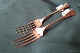 Strieborná vidlička 2ks striebro - 4