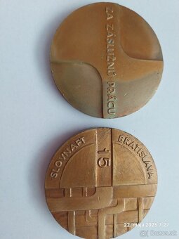 Medaily Slovnaft 10 rokov, 15 rokov - 4