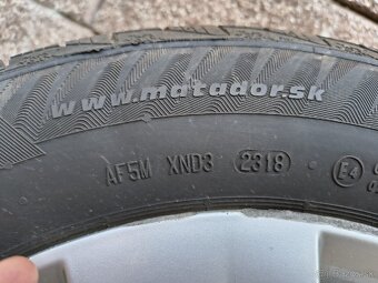 Predam orginal Skoda Orion 5x112 r16 et41 zimne pre Superb3 - 4