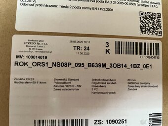 Nove interierove dvere 80 so zarubnou - 4