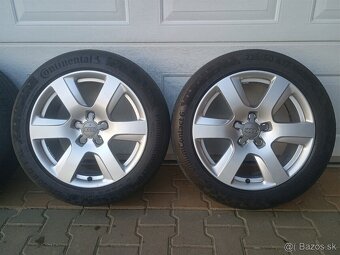ALU disky Audi 5x112 R17 + pneu 225/50 R17 - 4