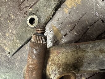 Predám brzdová  páka s držiakom JAWA 250/559 panelka - 4