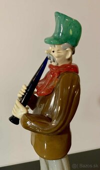 PREDANE.Nádherná stará zberateľská,sklenená ručne tvarovaná - 4