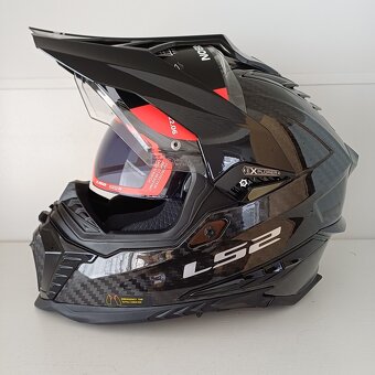 Enduro přilba LS2 Explorer Carbon Glos - 4
