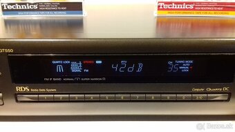 Spickovy tuner TECHNICS ST-GT550 +RDS, Class AA, JAPAN =at16 - 4