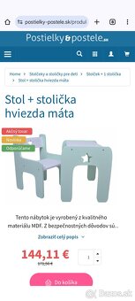 Detský stôl a stolička - 4