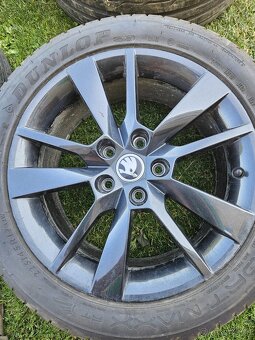 Disky škoda + pneumatiky 225/45 R 17 - 4