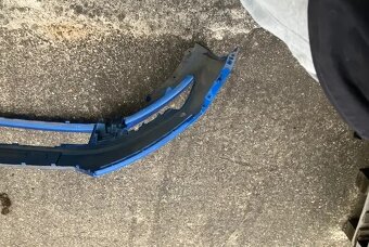 predni naraznik skoda fabia III 3 lift modra - 4