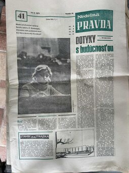 Staré noviny Pravda, rolnicke druzstvo, nedelna pravda - 4