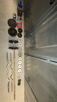 Činky, závažia, tyč na posilňovanie pre domáci gym - 4