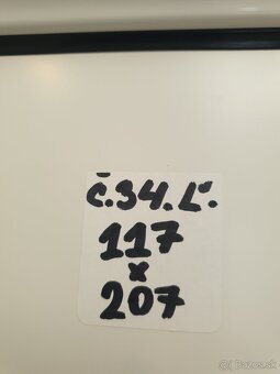 Plastove dvere č  34.  117x207cm Ľ - 4