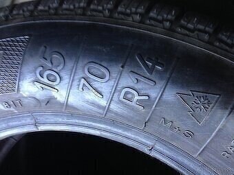zimne pneumatiky 165/70 r14 6/6mm - 4