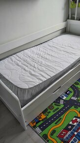 Výsuvná posteľ, dvojlozko 2x 90x200cm - 4