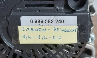 Alternátor Fiat Opel Citroën Peugeot Toyota - 4