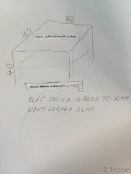 Nový konferenčný stolík 80x80 - 4