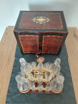 Likérová súprava, "Boulle" , Napoleon III. likérnik, tuja - 4