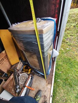 Panoramatické krbové kachle – 7 kW, veľké ohnisko - 4