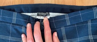 Modré nohavice so vzorom - 4