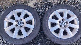 5x100 R15 Škoda originálne elektróny + leto 195/55 r15 - 4