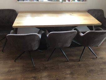 Dubovy jedalensky stol 180x80x78 - 4