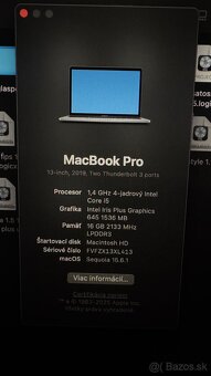 Macbook Pro 13 i5 - 4Jadro 16ram/128ssd Touchbar - 4