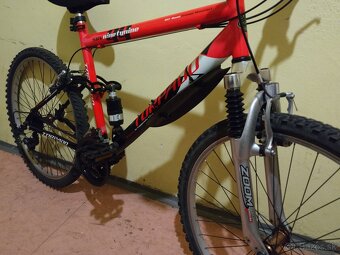celoodpružený horský bicykel TORPADO,26"Kolesá,19"rám, 21p - 4