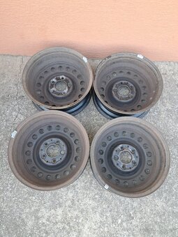 Plechove disky Mercedes W202 6Jx15 ET31 - 4