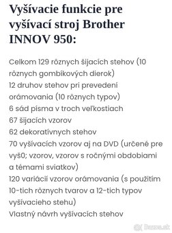Vyšívací stroj Brother - 4