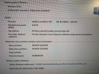 Kancelársky počítač HP Pro i5 / 8GB RAM / SSD+HDD / W10 Pro - 4