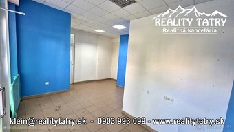 Lukratívne obchodné priestory s výkladmi 35 m2 v Poprade - 4