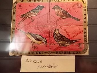 Poštové známky Burundi - - 4