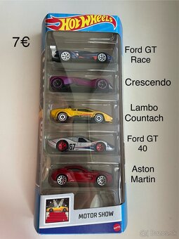 Hot Wheels 5-pack, 3-pack (Matchbox), 2-pack •Akcia - 4