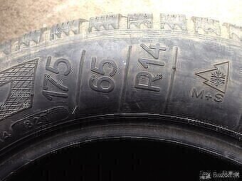 Predám zimné gumi r14 175/65 5/6mm - 4