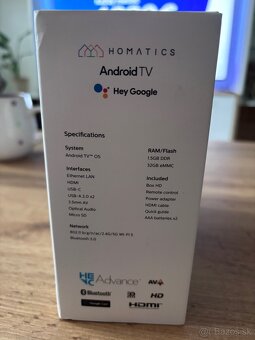 Multimediálne centrum - Homatics Box HD Android TV - 4