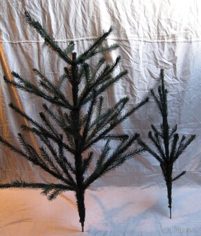 Umelý, socialistický, retro vianočný stromček, strom - 4