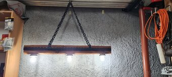 Lampy staré dubové drevo - 4