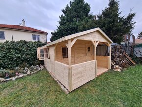 Záhradná drevené chatka 3.5x5m DOPRAVA ZDARMA - 4