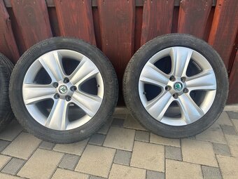 Elektróny škoda 5x112 R17 s pneu - 4