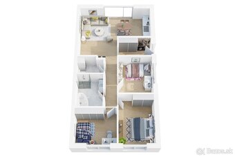 SKOLAUDOVANÝ 86,5m2 4 izbový byt v bungalove v Rovinke - 4