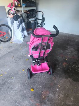 Trojkolka Baby Mix 5v1 RIDER 360° ružová - 4