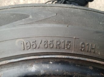 disky 5x100 R15+pneumatiky 195/65 r15 - 4