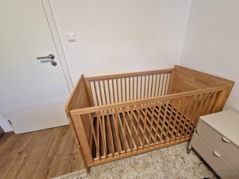 Detská drevená postieľka Pinolino 70×140 - 4