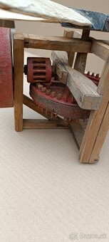 Historická, kineticka, drevená hračka ( dekorácia ) - 4