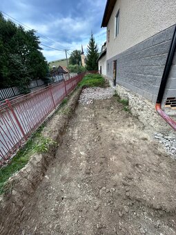 Zemne a výkopové práce minibagrom a bagrom - 4