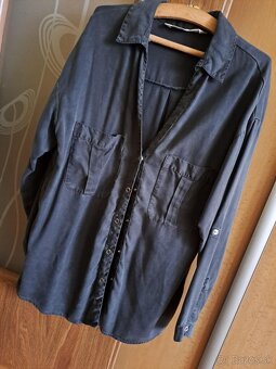 Tmavo siva damska kosela ZARA - 4