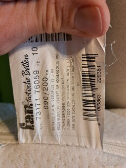 Matrace 90x200, pamäťová pena - 4