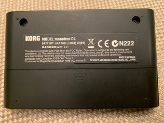 Predám KORG Monotron Delay | Analógový Ribbon Syntezátor - 4