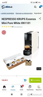 nový kávovar Krups Nespresso+ kupon25 eur kapsule - 4