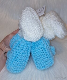 Detské chlapčenské topánočky botičky handmade - 4