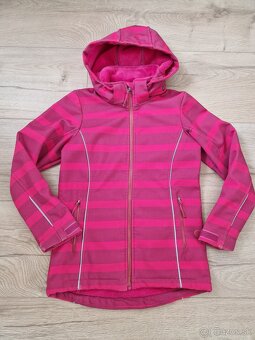 Softshelova bunda Tchibo 146/152 ruzova - 4